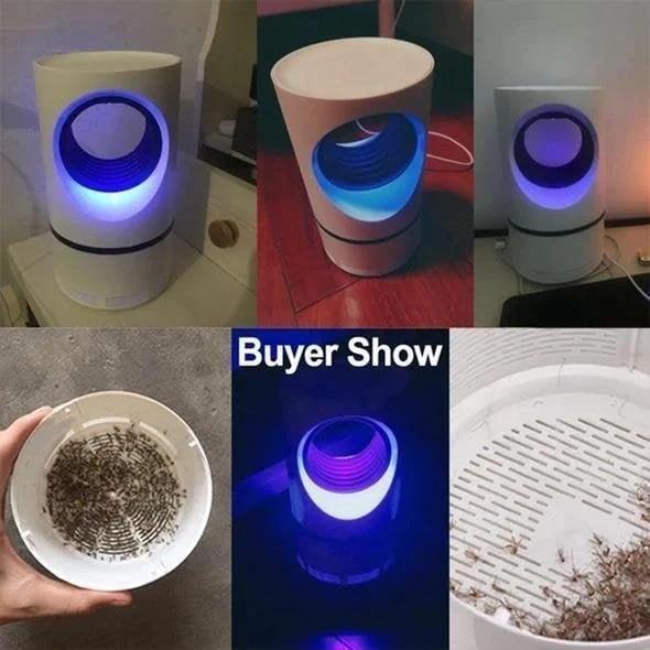 Mosquito and Insect Trap | UV Light & Suction Fan | USB Powered | Chemical-Free Silent Operation