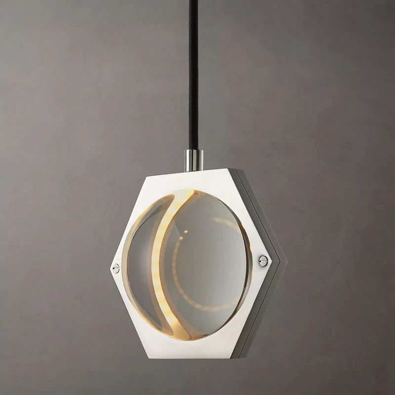 Liora — LED Crystal Orb Pendant Light with Dimmer Control