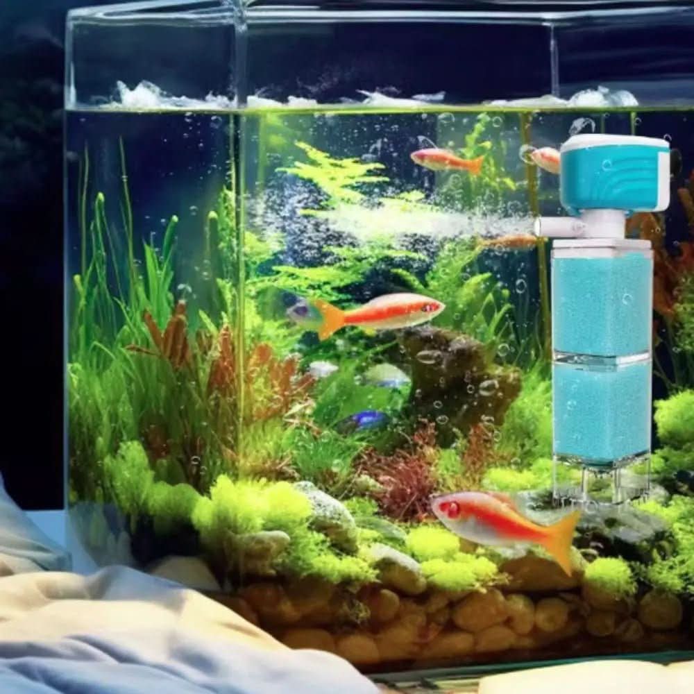 AquaClarity Elite 5-in-1 Filter System for Pristine Aquariums