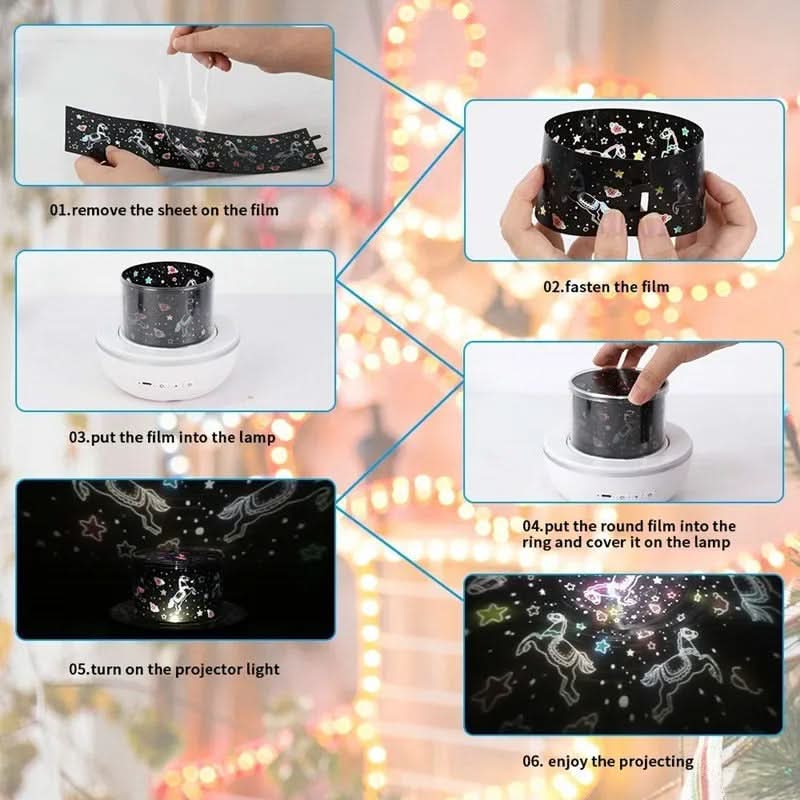 Starlight Dreamer Projector: Enchanting Night Sky for Kids