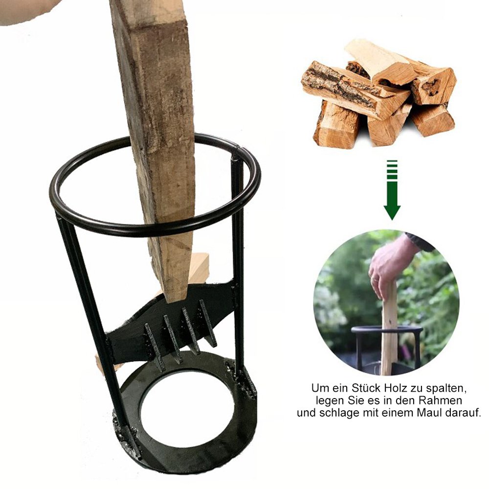 Heavy-Duty Manual Firewood Splitter for Effortless Wood Chopping