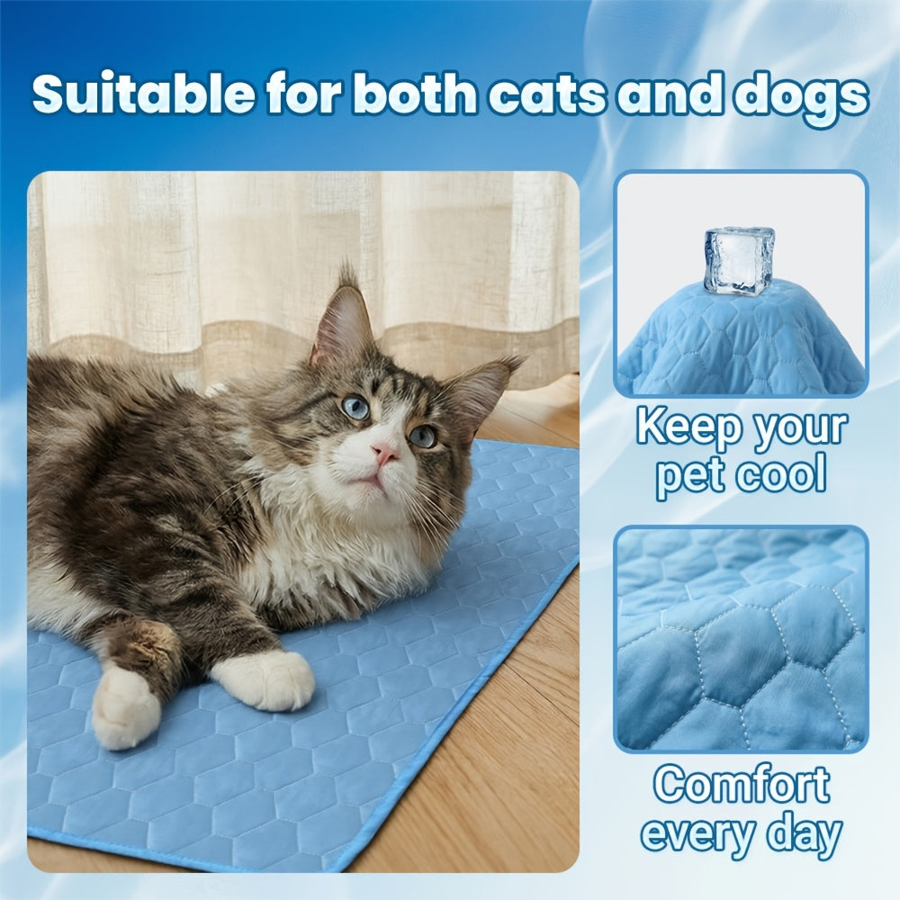 [2026 Ice-Cool Upgrade] Summer Pet Cooling Mat Cat Dog Bed | Highly Recommended by Pet Experts | Breathable Mesh Bed | Keeps Your Cat or Dog Cool and Comfortable All Summer Long, Suitable for Small, Medium, and Large Pets