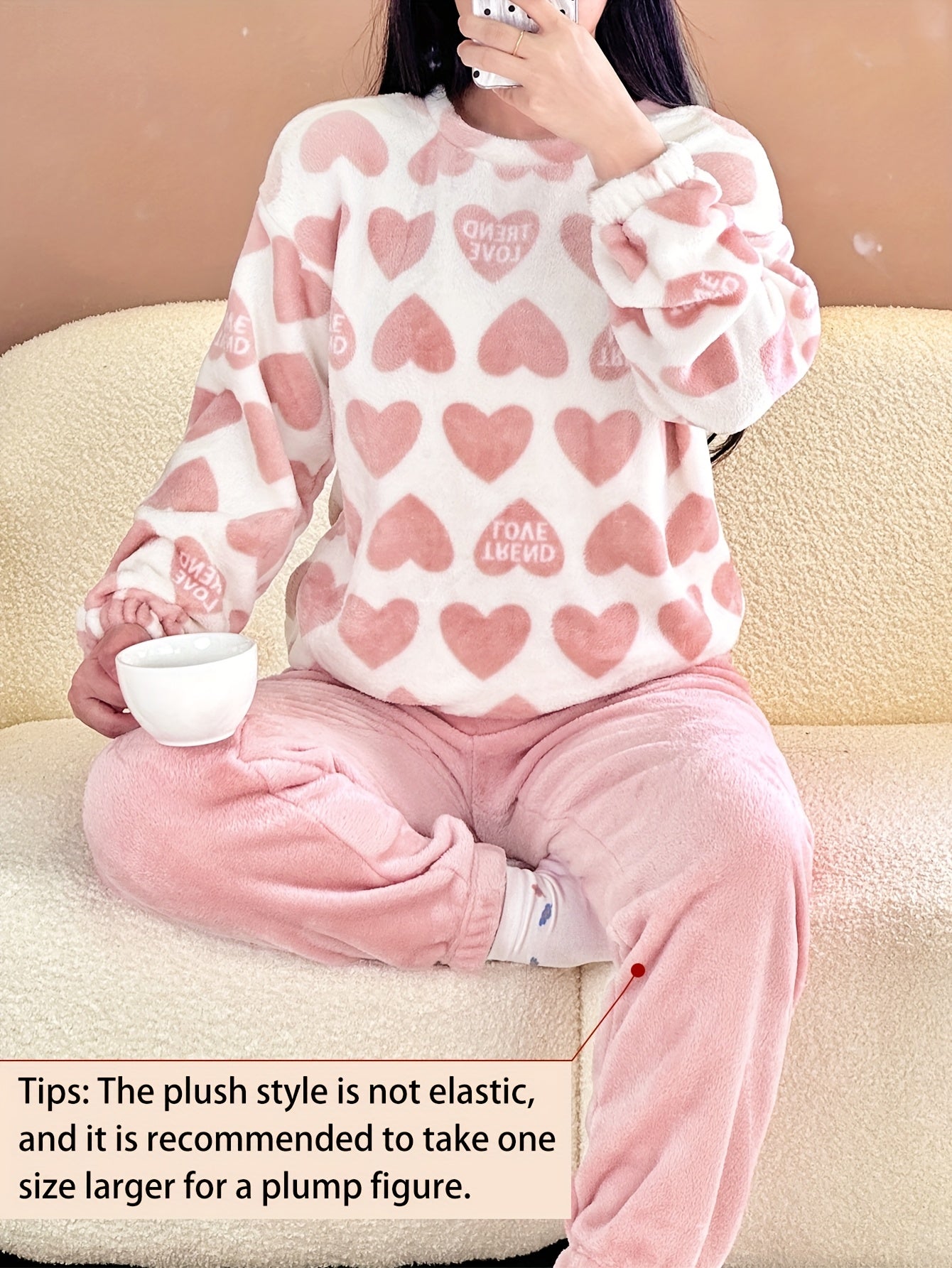 Women’s Pajama Set | Long Sleeve | Soft Cozy Comfort | Polyester