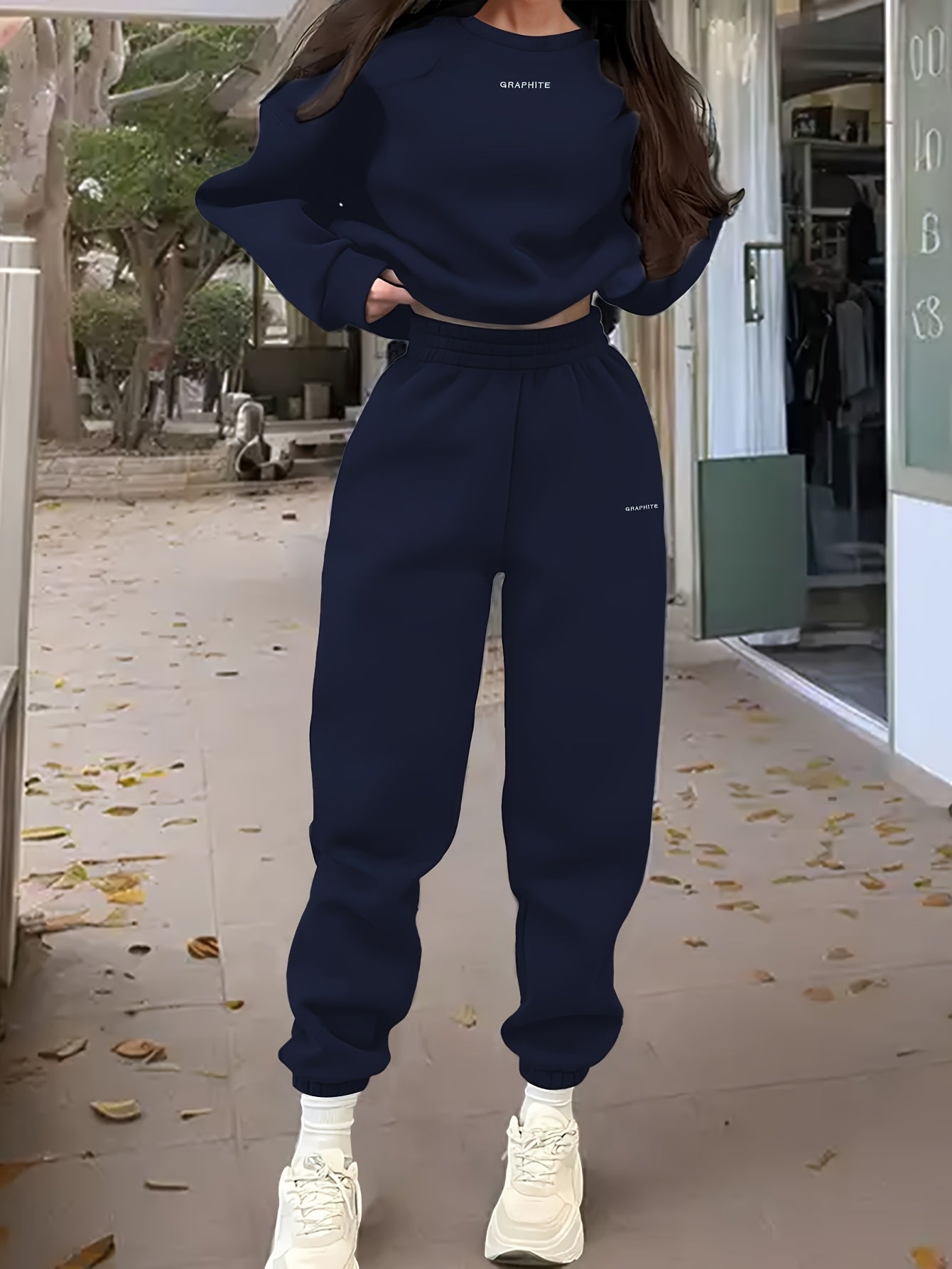 Women’s Sweatshirt Set | Lightweight Knit | Comfortable Casual Wear | Polyester