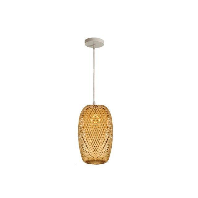 Lumiara — Handmade Bamboo Pendant Light with Retro Style
