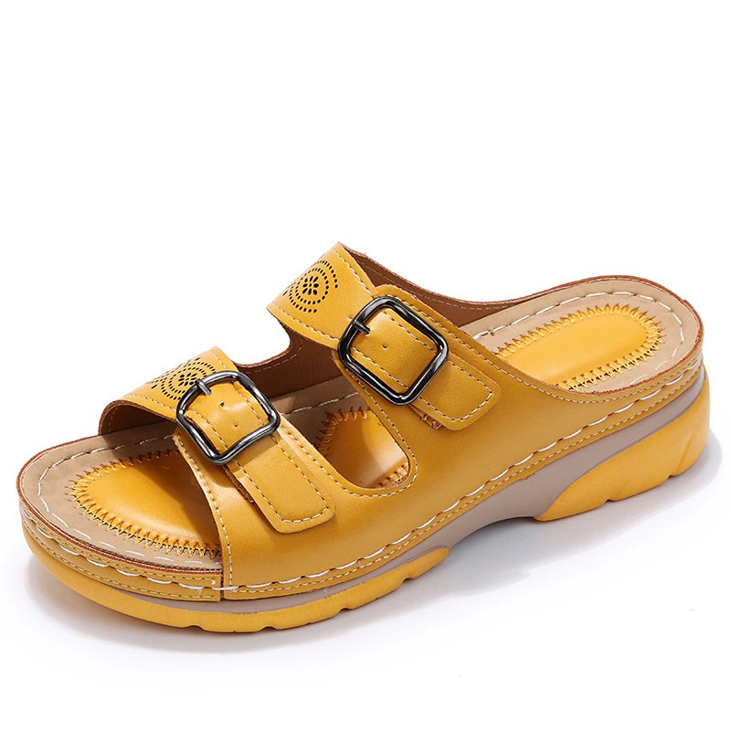 Women’s Orthopedic Sandals | Adjustable Double-Buckle Straps | Lightweight EVA Sole | Pain Relief & Stability
