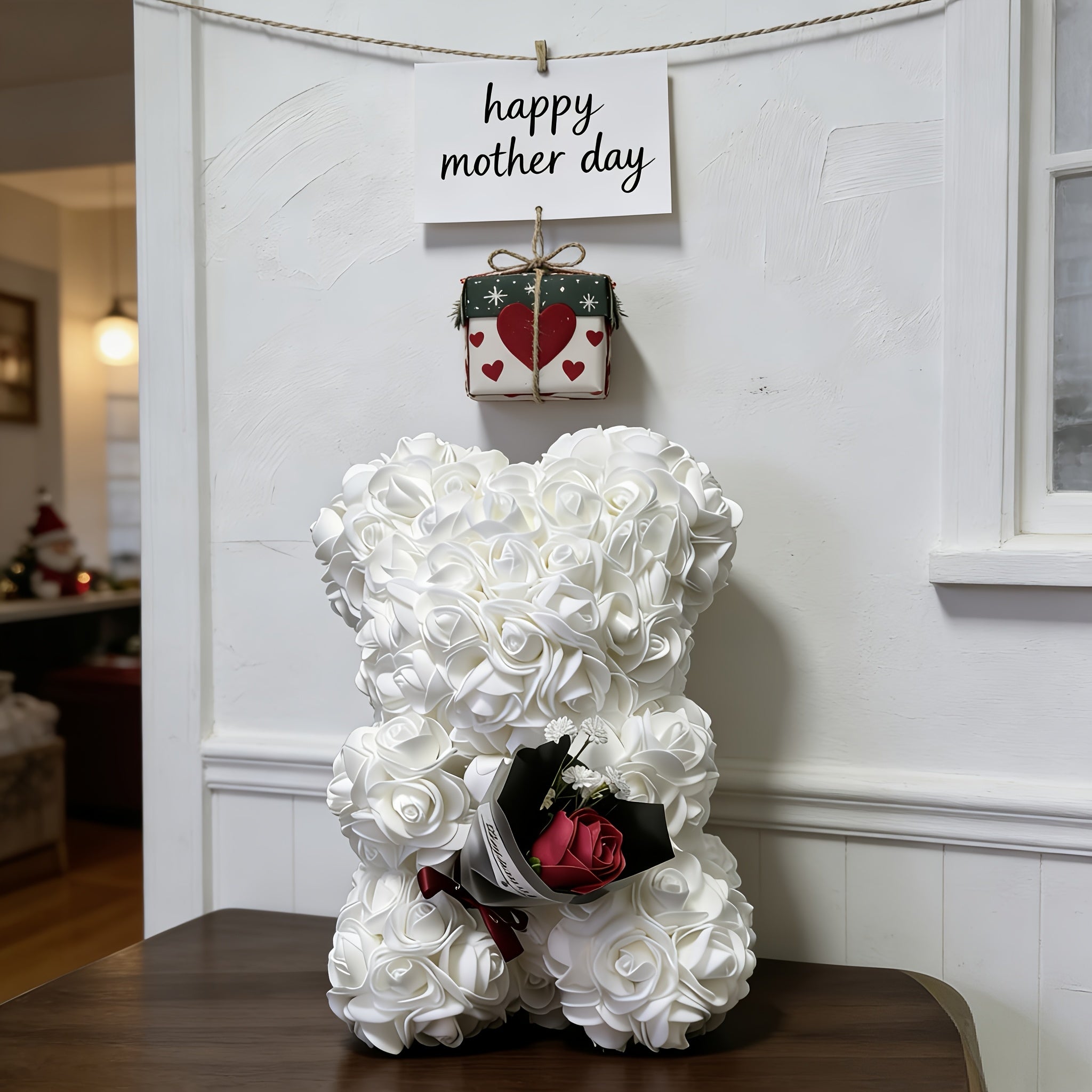 Charming Floral Teddy Bear Keepsake for Every Occasion