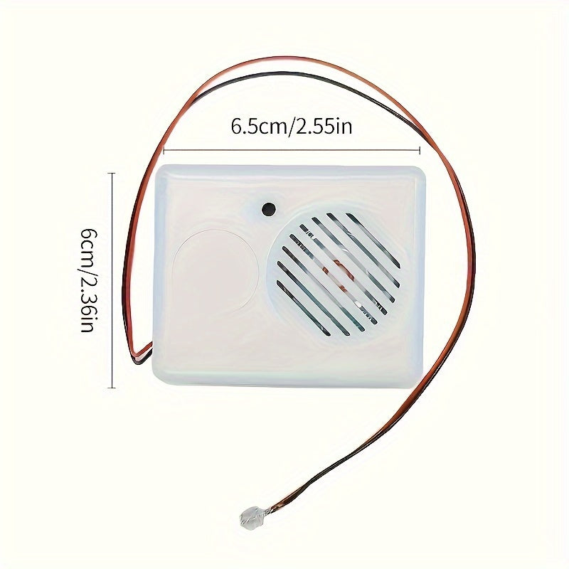 Halloween Sound-Activated Doorbell with Scary Screams Battery Powered