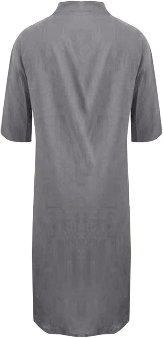 Women’s Shirt Dress | Oversized Fit with Side Pockets | Rolled Sleeves & V-Neck | Versatile Casual Wear