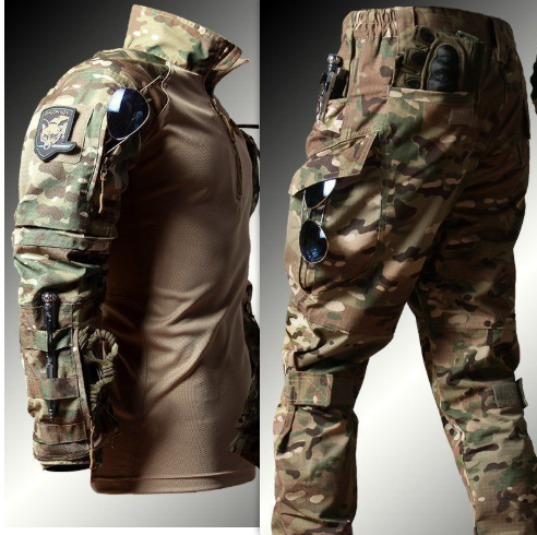 Tactical Clothing Set | Weather-Resistant Fabric & Ergonomic Design | Multiple Pockets & Reinforced Knees | Comfortable Fit for All Seasons