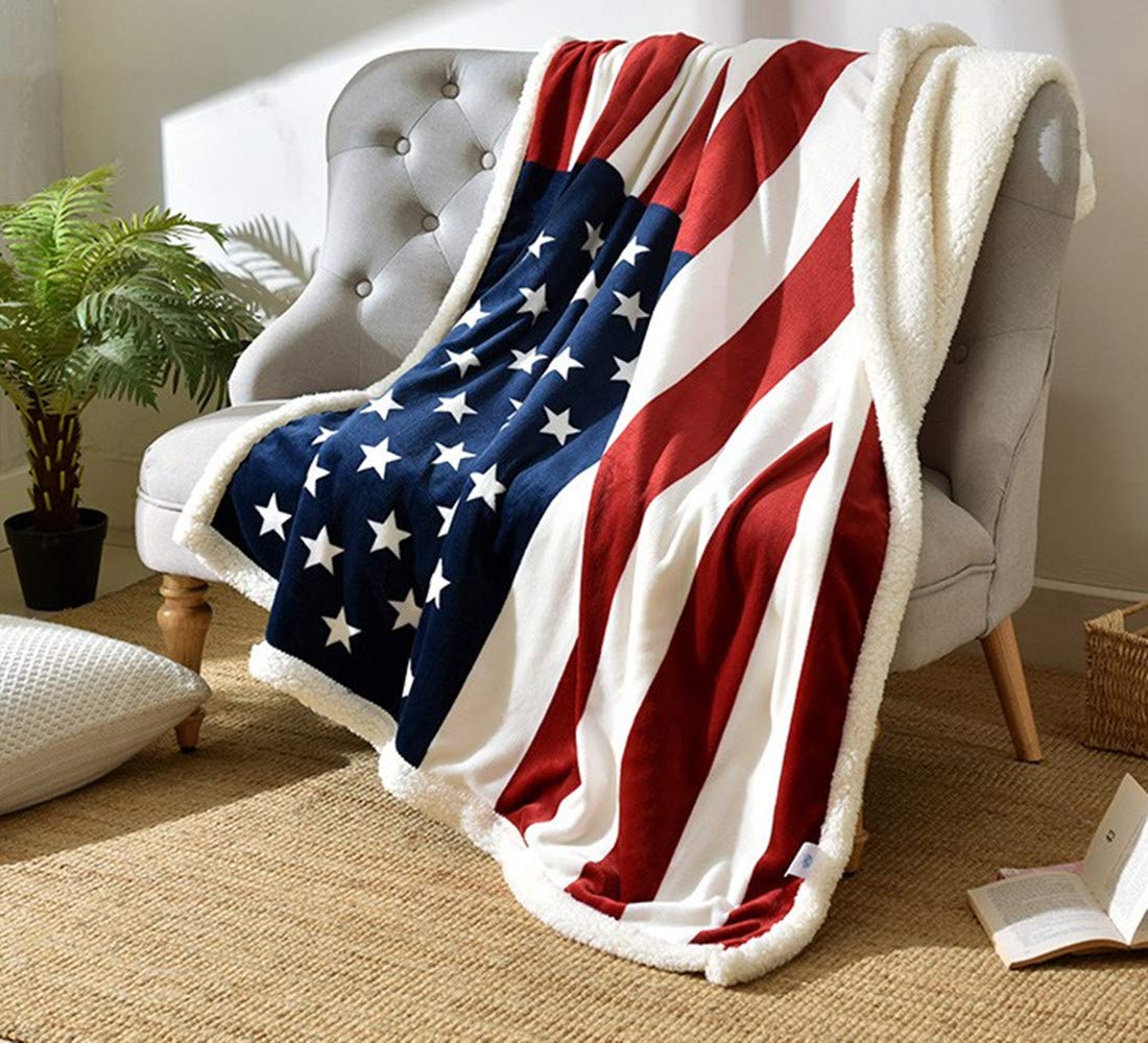 Plush Throw Blanket | Soft Sherpa Backing | Ultra Warm Comfort | Polyester