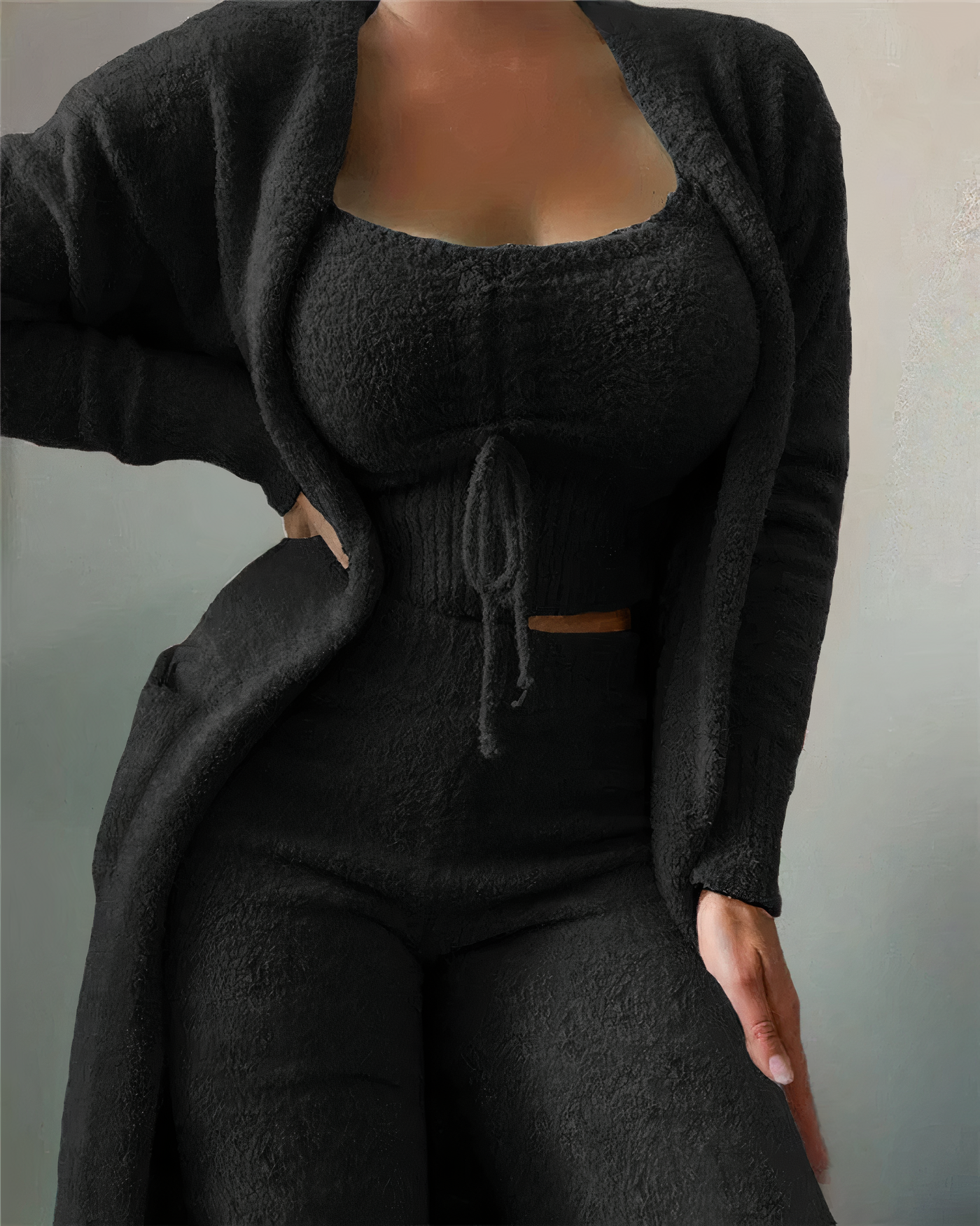 Women’s Loungewear Set | Figure-Flattering | Soft Warm Comfort | Fleece