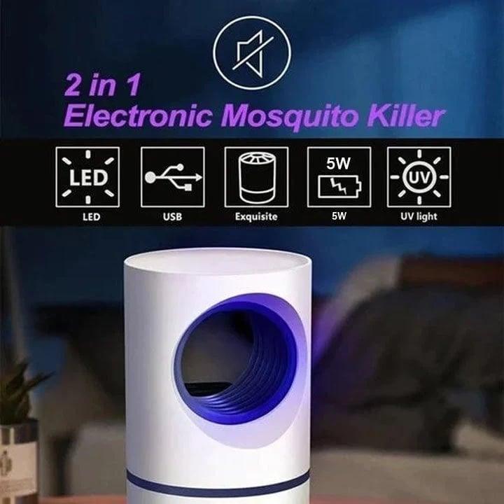 Mosquito and Insect Trap | UV Light & Suction Fan | USB Powered | Chemical-Free Silent Operation