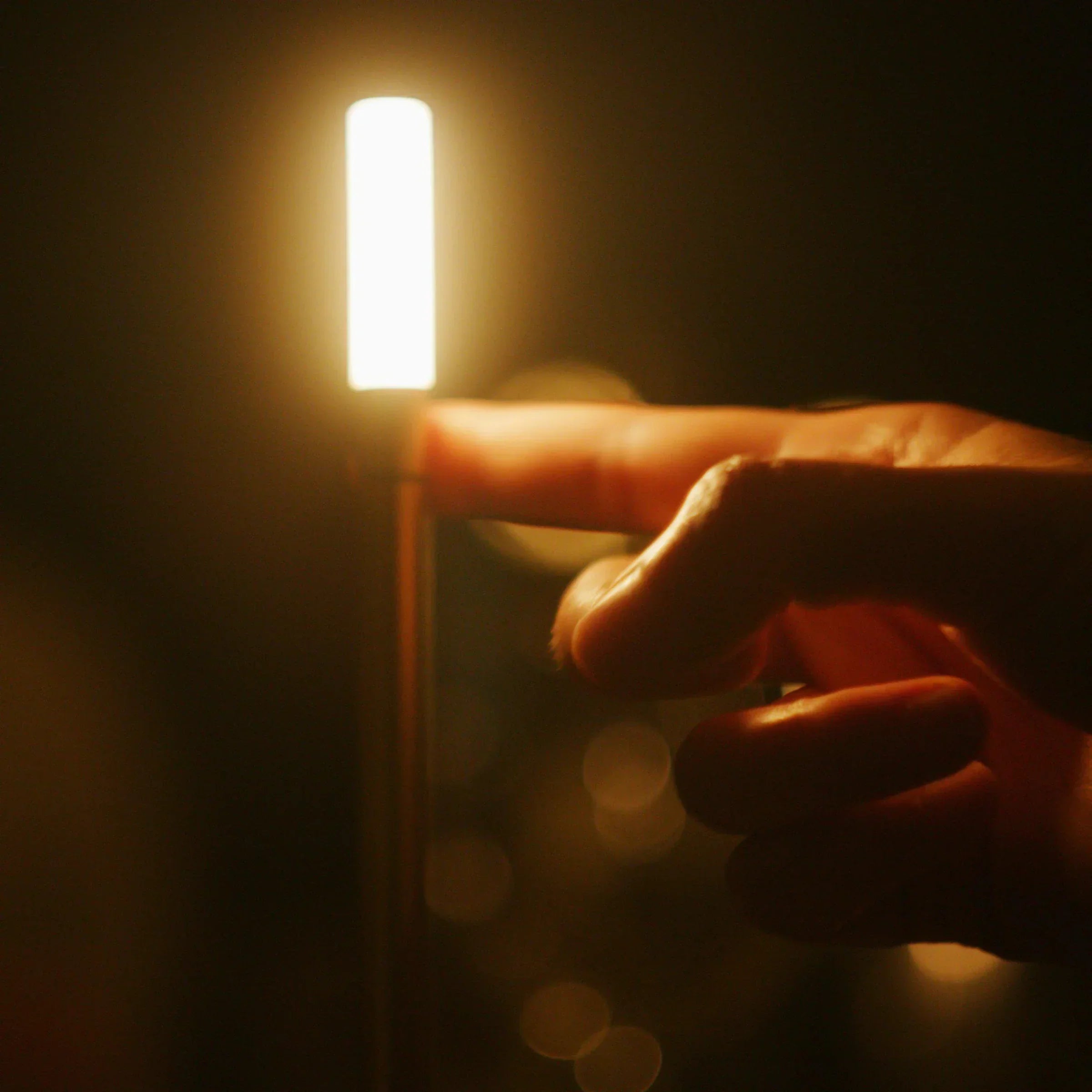 Rechargeable LED Candlestick Lamp | Adjustable Dimming & Warm Light | Aluminum Alloy | Long Battery Life