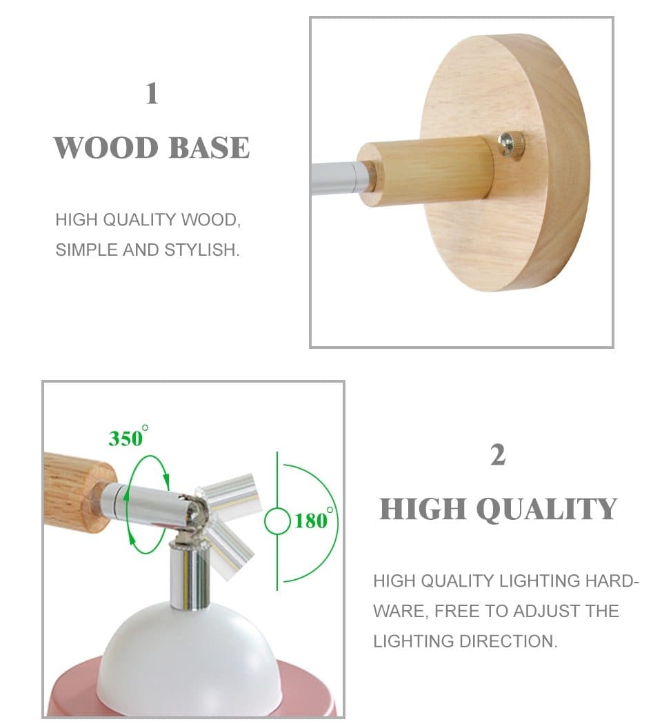 Avenlea — Adjustable Wall Lamp with Pull Chain Switch