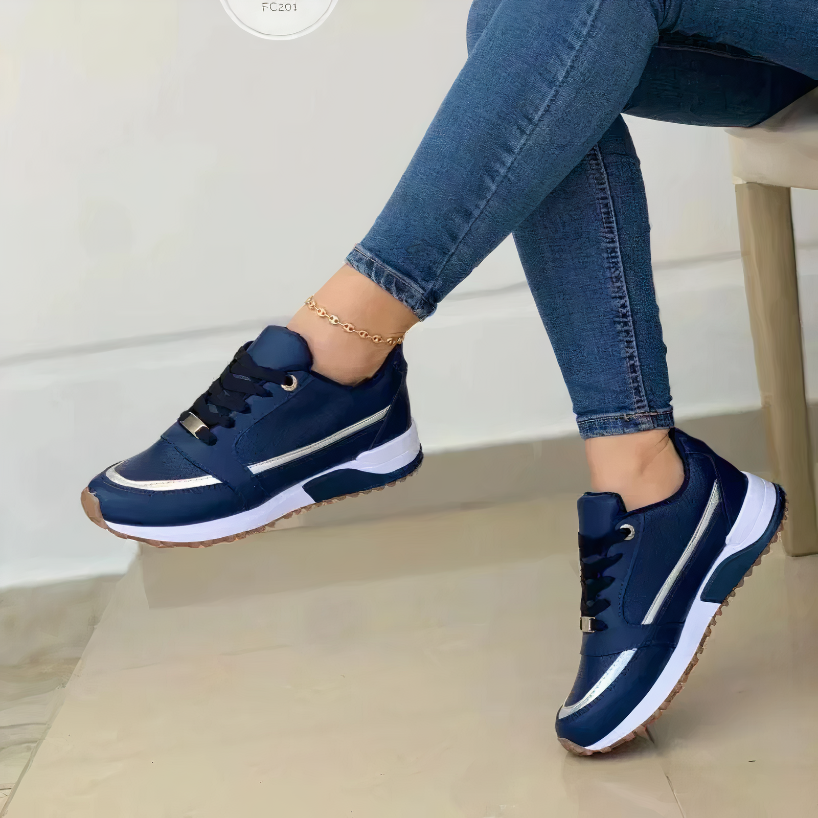 Orthopedic Sneakers | Breathable Soft Fabric | Elegant Flattering Fit | Casual Comfort