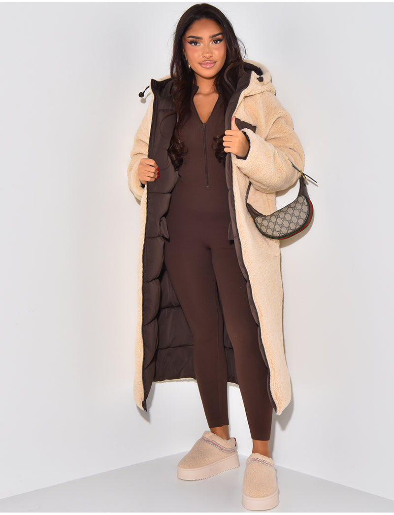 Reversible Fleece Jacket | Double-Layer Warmth | Cozy Everyday Comfort | Fabric