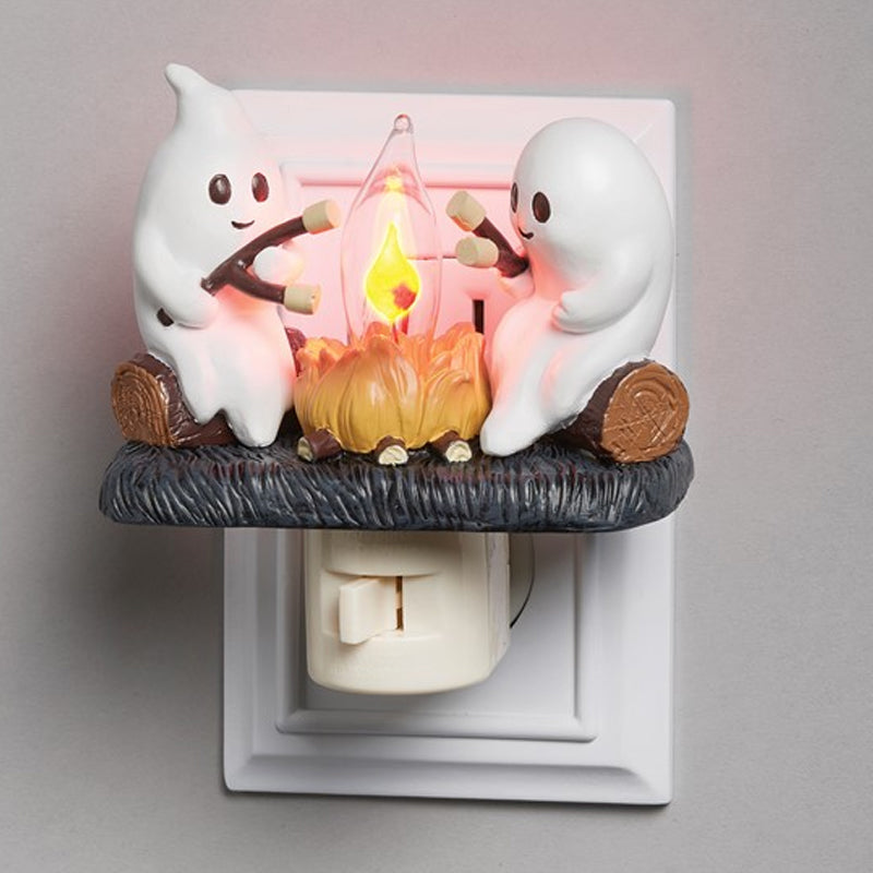 Halloween LED Flame Lamp with Realistic Flickering Campfire Effect