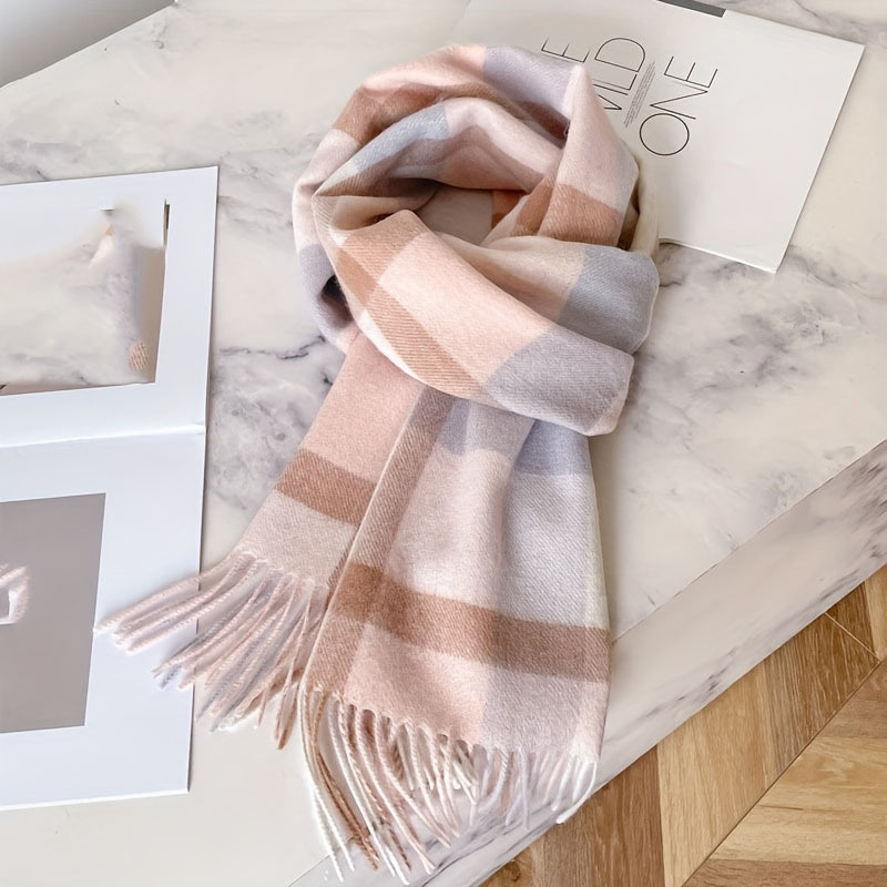 Wool Winter Scarf | Vintage Stripes | Cozy Warmth and Softness | Wool