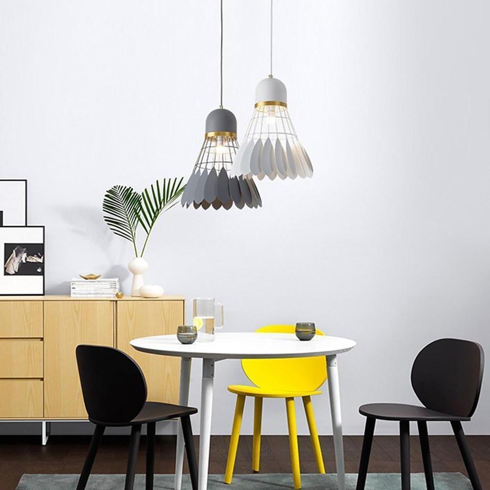 1-Light Mini Geometric Metal Industrial Pendant Lamp for Kitchen Lighting