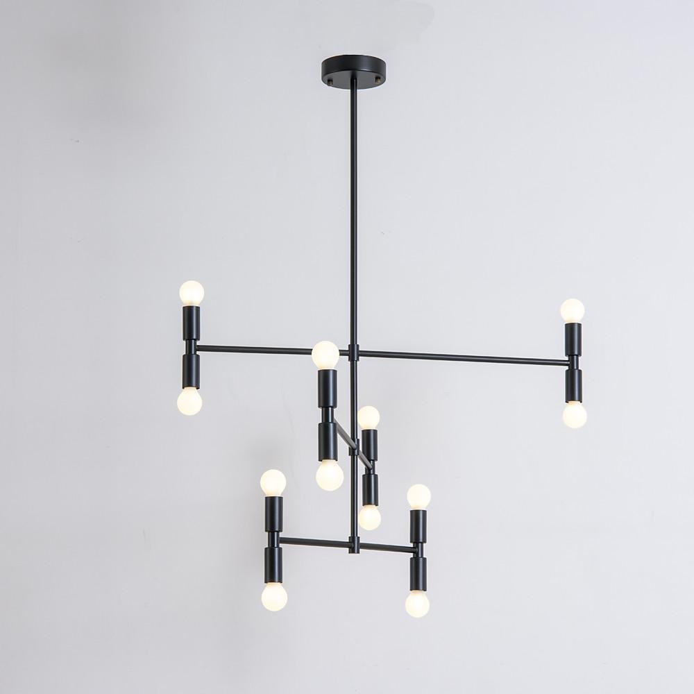 12 Bulbs Adjustable Modern Pendant Lights - LED Taavita Metal Design