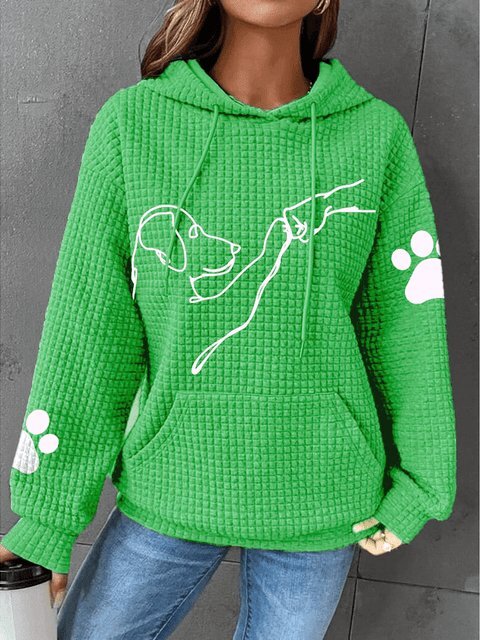 Women’s Hoodie | Quilted Fleece with Kangaroo Pocket & Adjustable Hood | Soft, Warm & Comfortable Fit