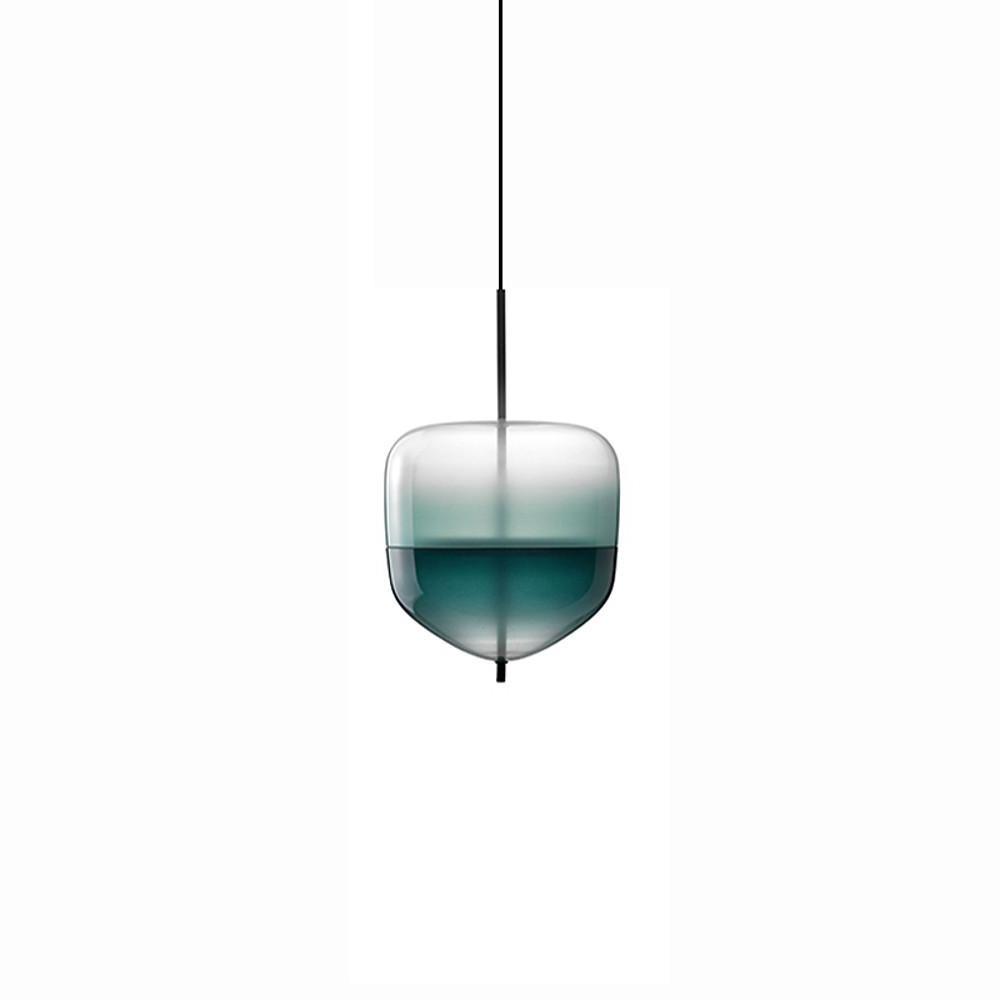 4'' LED 1-Light Color Gradient Eye Protection Mini Style Pendant Light Modern Artistic Glass Metal Mini Geometrical Cone Island Lights