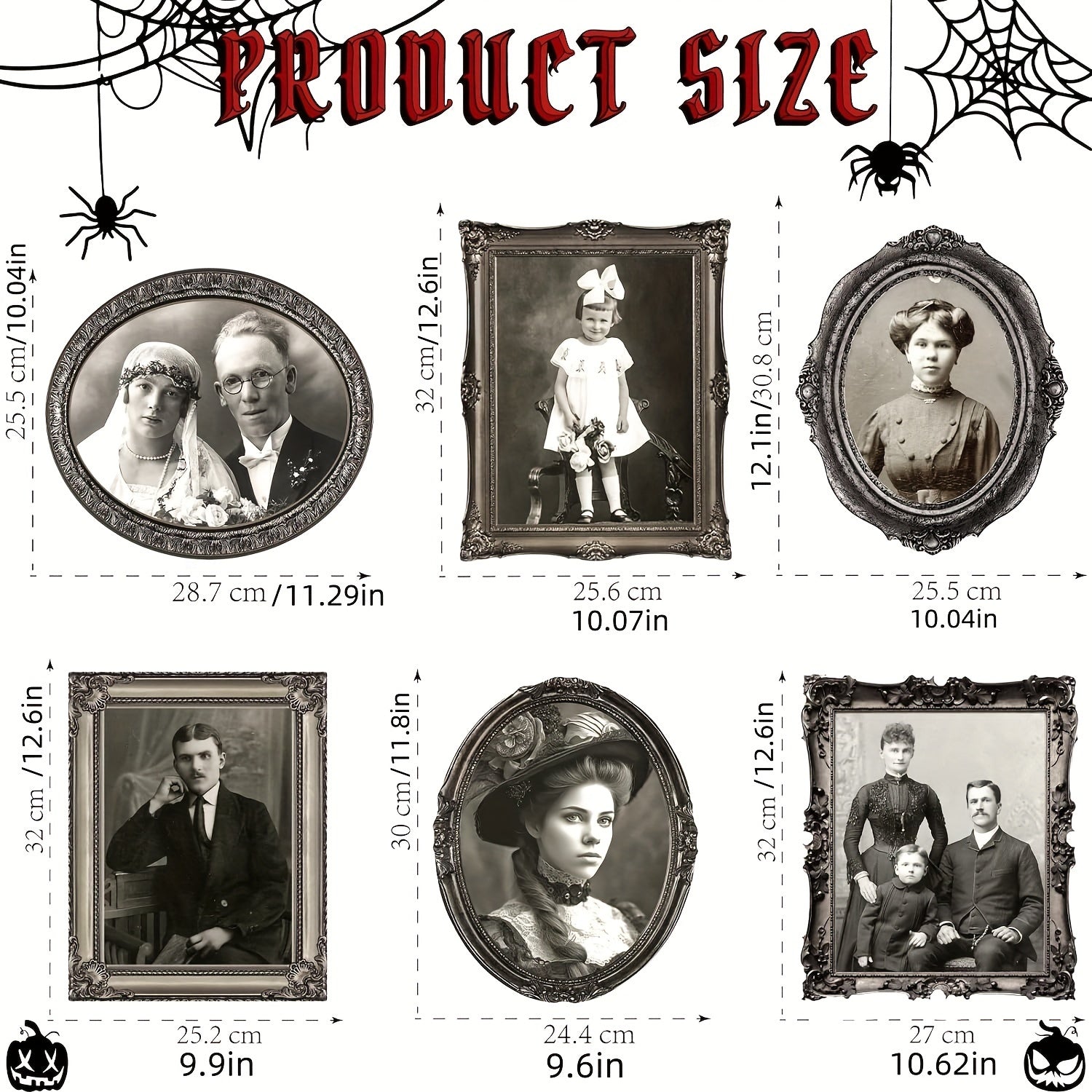 3D Moving Halloween Portraits for Haunted Walls and Doors