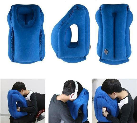 Portable Inflatable Neck Pillow for Travel