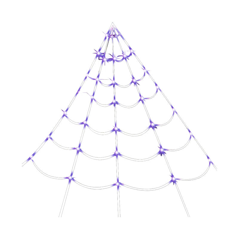 Halloween Spider Web Hanging Light with Timer for Indoor & Outdoor Decor