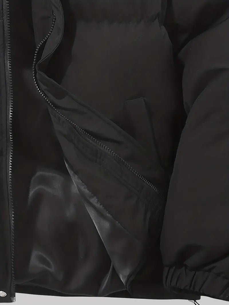 Hooded Puffer Jacket | Quilted Lightweight Insulation | Zipper Closure & Adjustable Hem | Warmth and Comfortable Fit