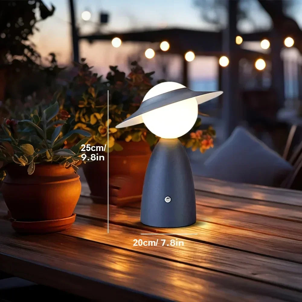 Touch-Controlled Wireless LED Desk Lamp with Charging Feature