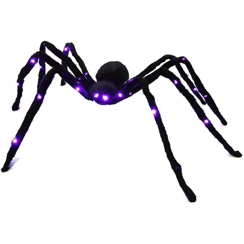 16.4ft Glowing Spider Web Halloween Decoration for Outdoor & Indoor