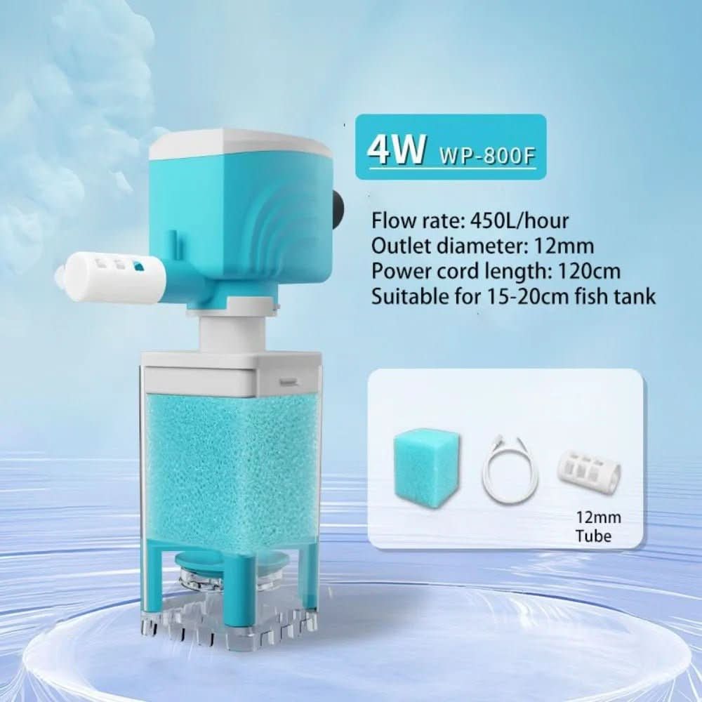 AquaClarity Elite 5-in-1 Filter System for Pristine Aquariums