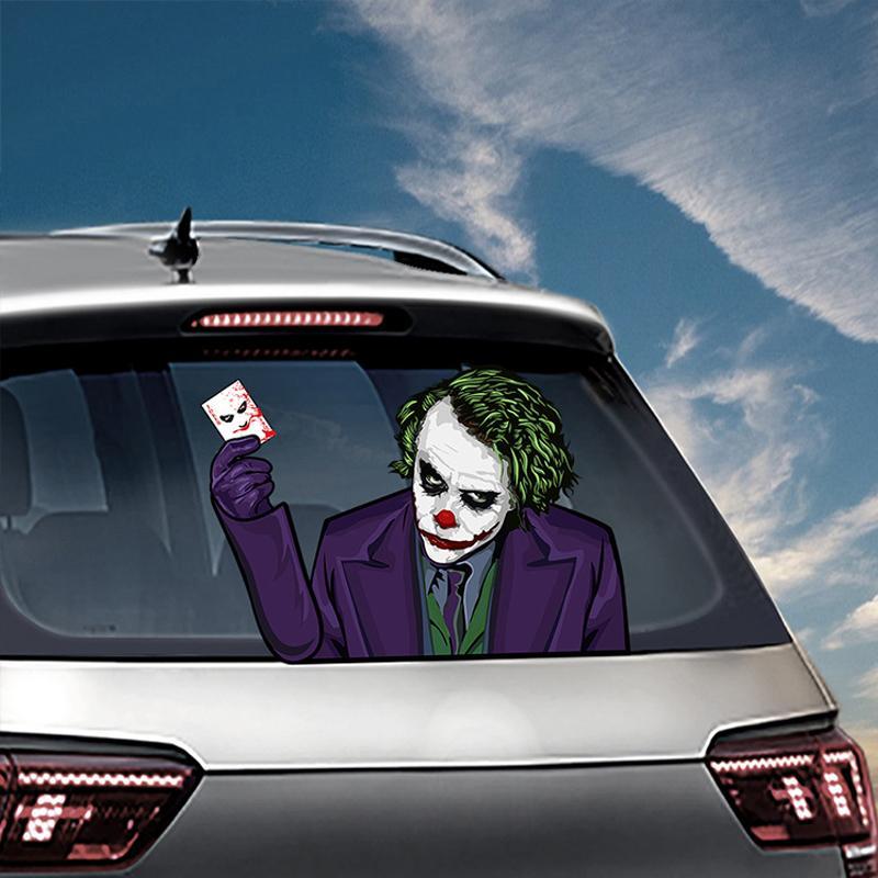 Halloween Car Rear Window Wiper Decal - Weatherproof Spooky Decoration