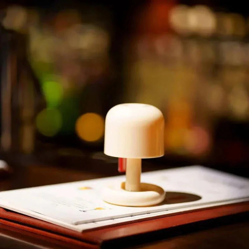 Portable LED Table Lamp | USB Rechargeable Mini Sunset Light | Warm Ambient Glow | Compact & Eco-Friendly Design