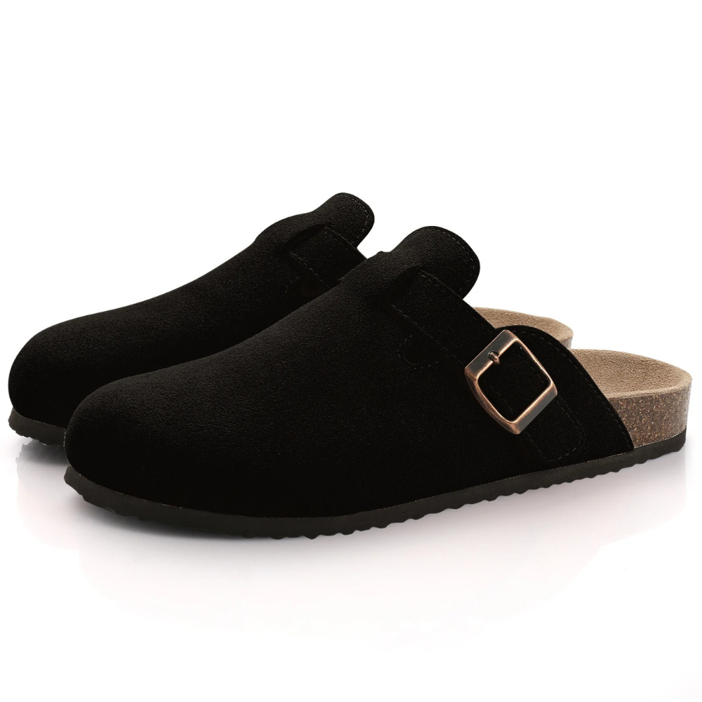 Women’s Orthopedic Sandals | Suede & Cork Midsole | Arch Support & Non-Slip Sole | Lightweight Comfort