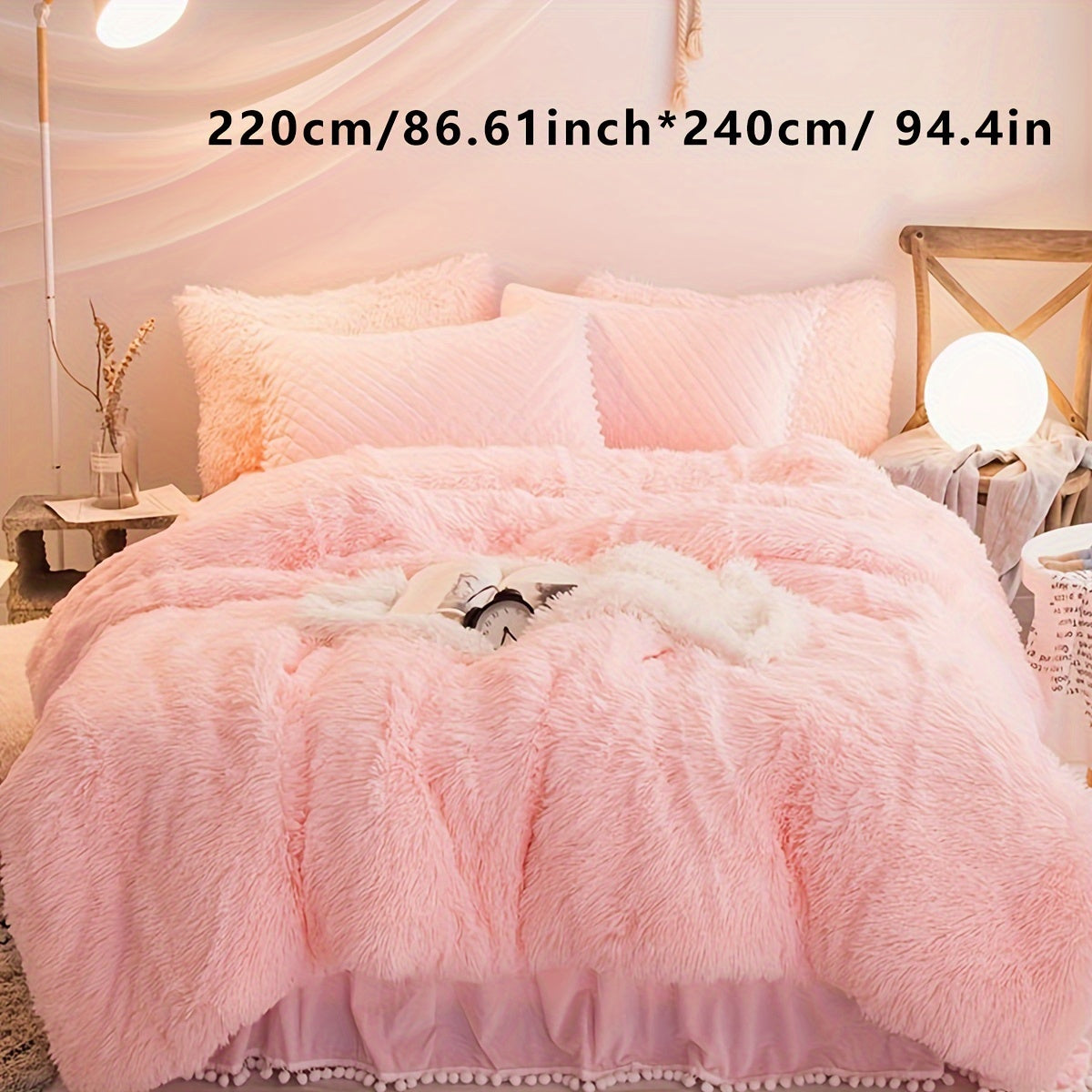 Quilt Cover Set | Plush Fabric | Ultra-Soft Cozy Comfort | Polyester