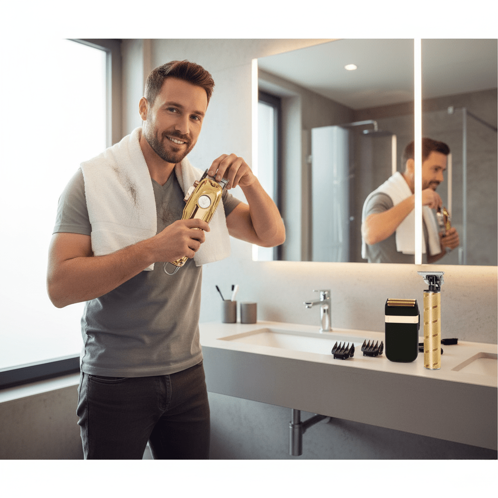 PrecisionPro Cordless Hair Clipper with Smart LED Display