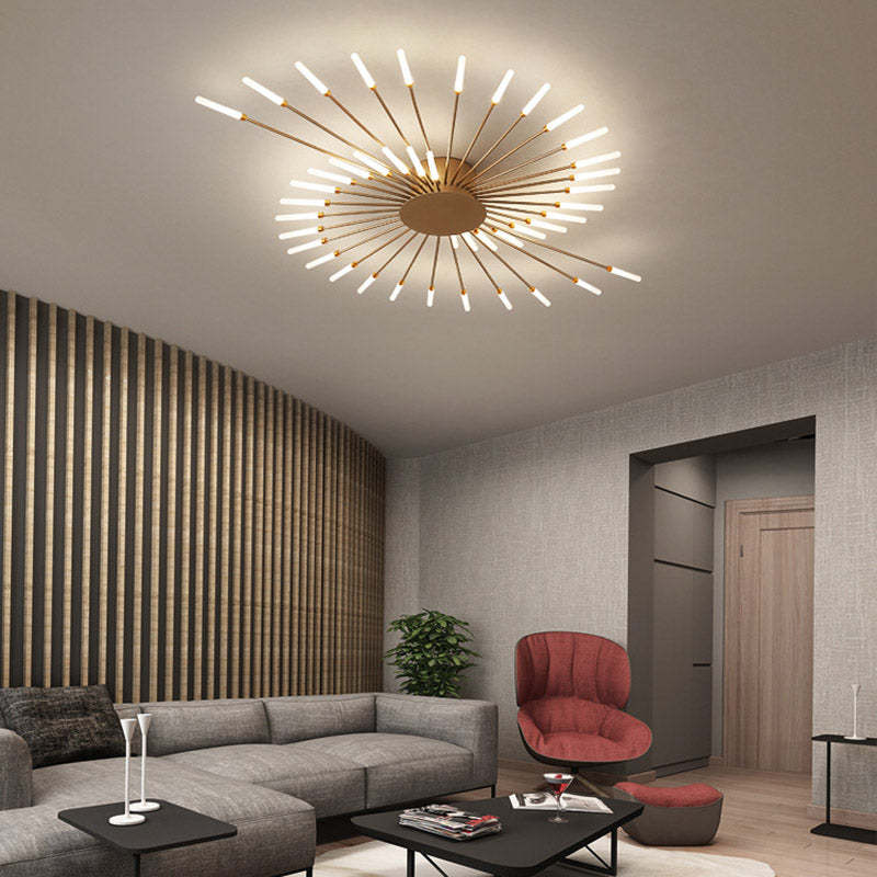 AuraGlow Modern Ceiling Light for Cozy Living Spaces