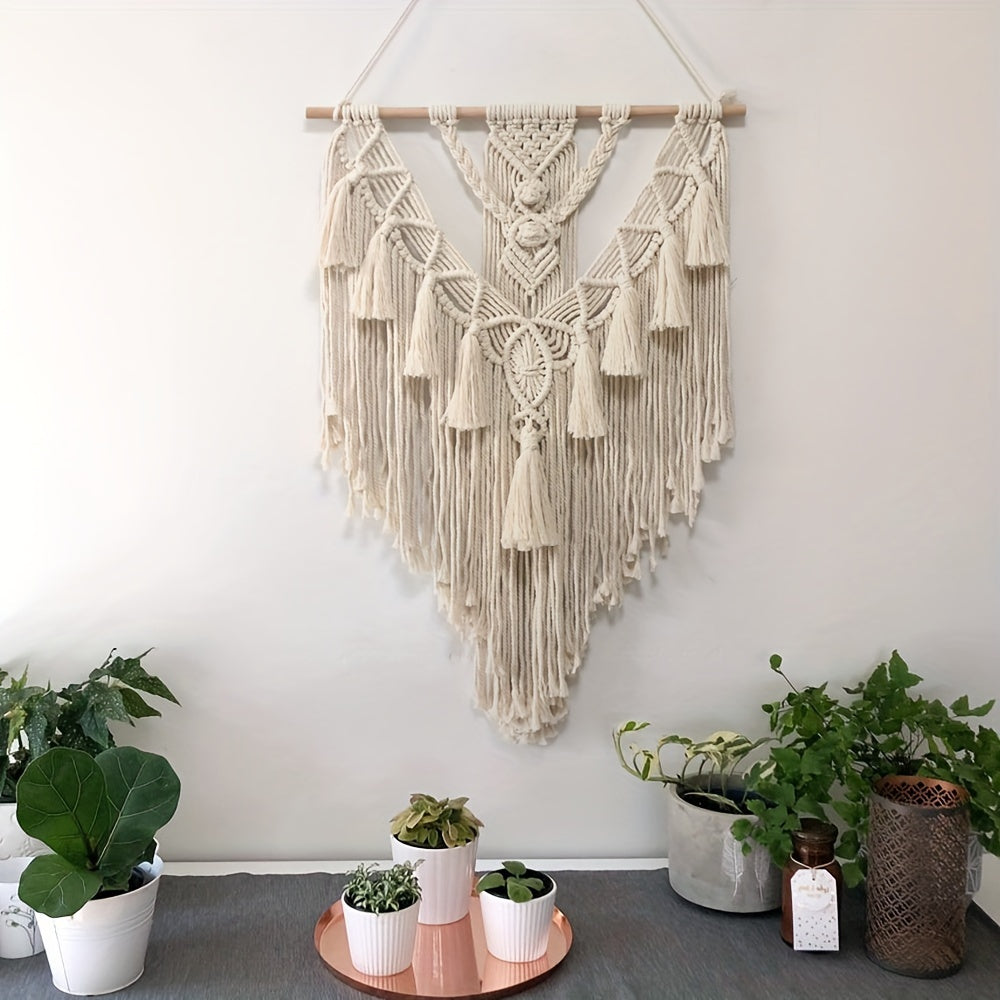 Chic Handcrafted Wall Tapestry for Enriching Home Spaces
