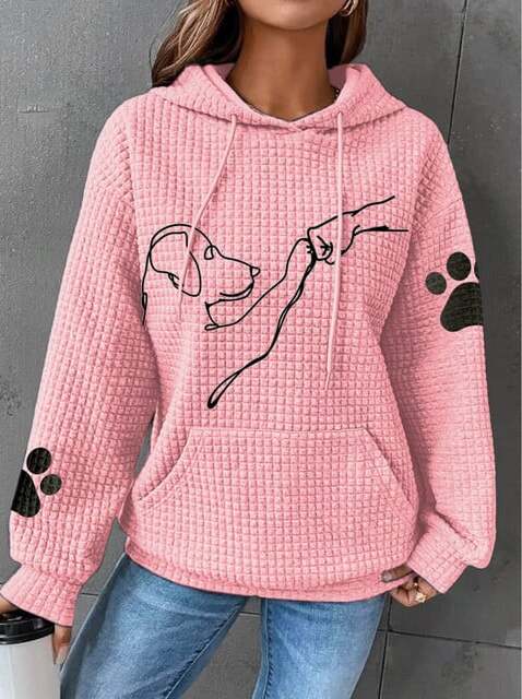Women’s Hoodie | Quilted Fleece with Kangaroo Pocket & Adjustable Hood | Soft, Warm & Comfortable Fit
