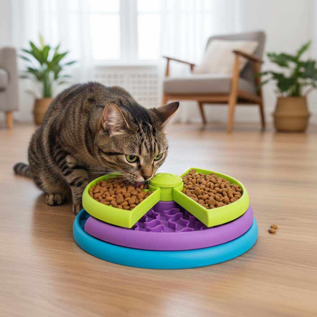 Engaging Slow-Feeder Bowl for Healthier Dog Dining