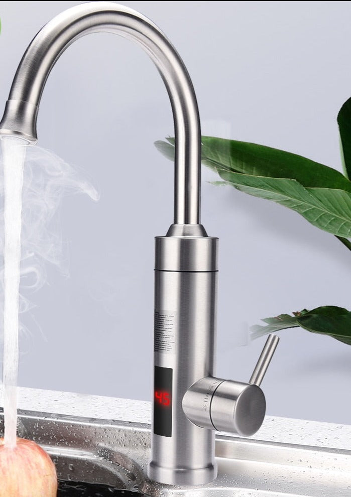 Electric Kitchen Faucet | Instant Hot Water & Built-In Filtration | Stainless Steel | Precise Temperature Control