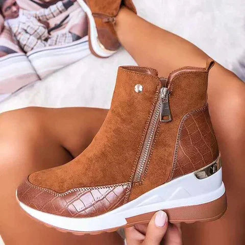 Elegant Comfort Ankle Boots for All-Day Wear