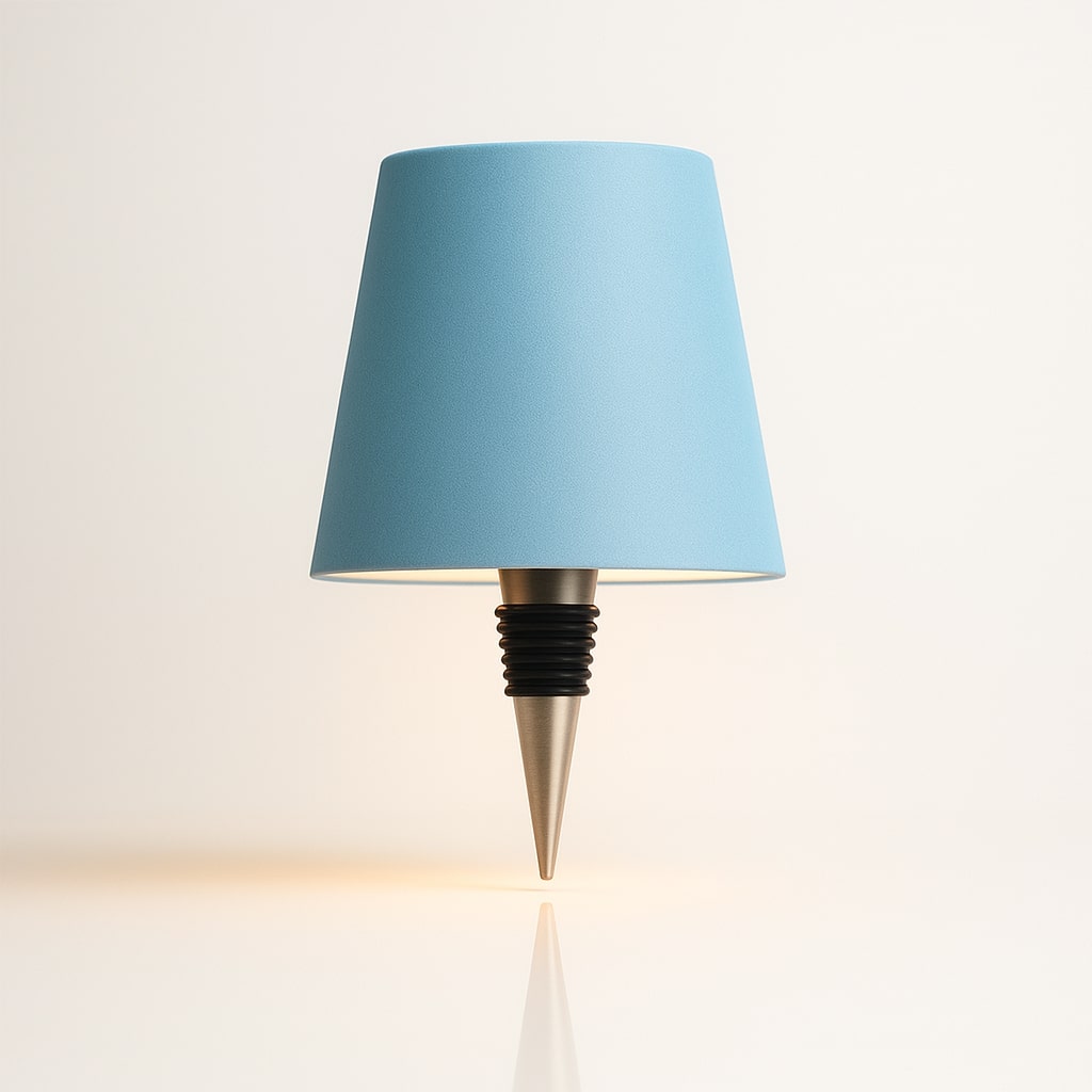 GlowBottle LED Lamp with Rechargeable Battery for Ambient Lighting