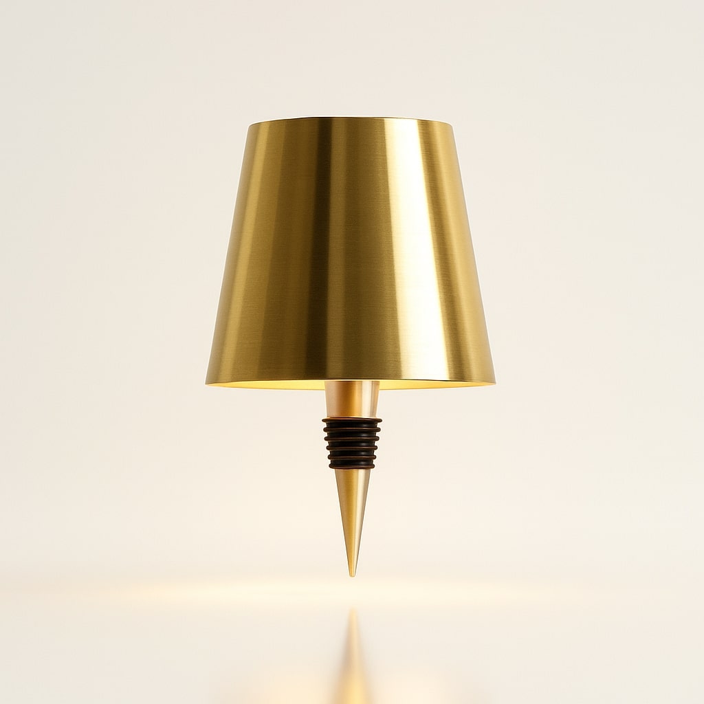 GlowBottle LED Lamp with Rechargeable Battery for Ambient Lighting