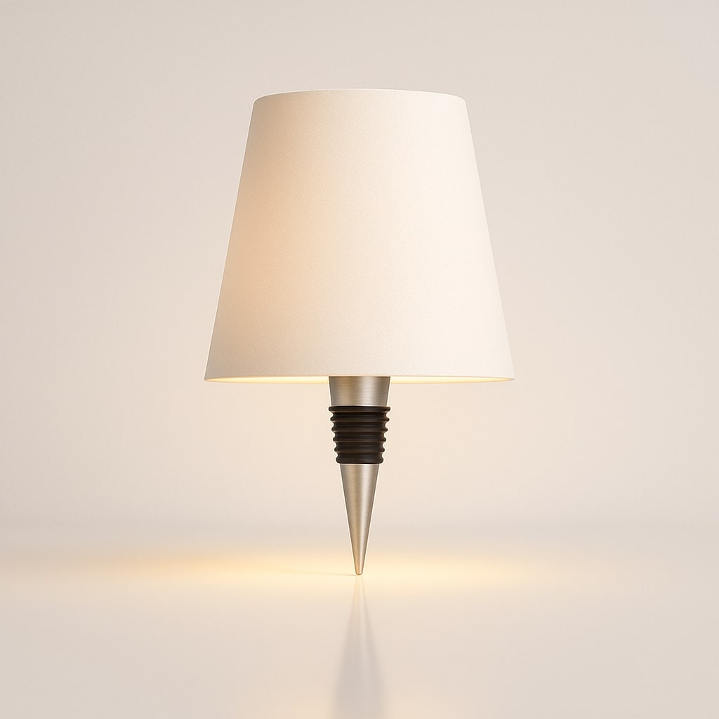 GlowBottle LED Lamp with Rechargeable Battery for Ambient Lighting