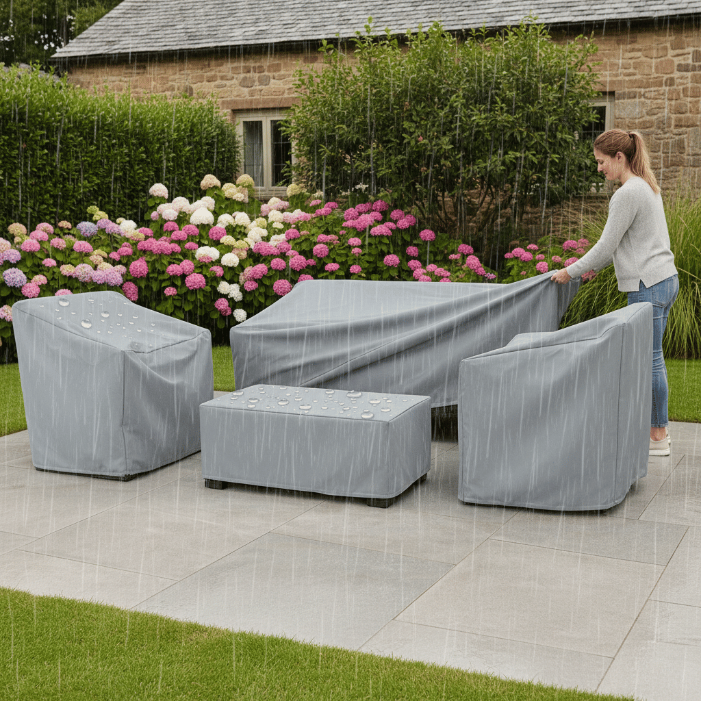 All-Weather Protector for Outdoor Tables and Chairs