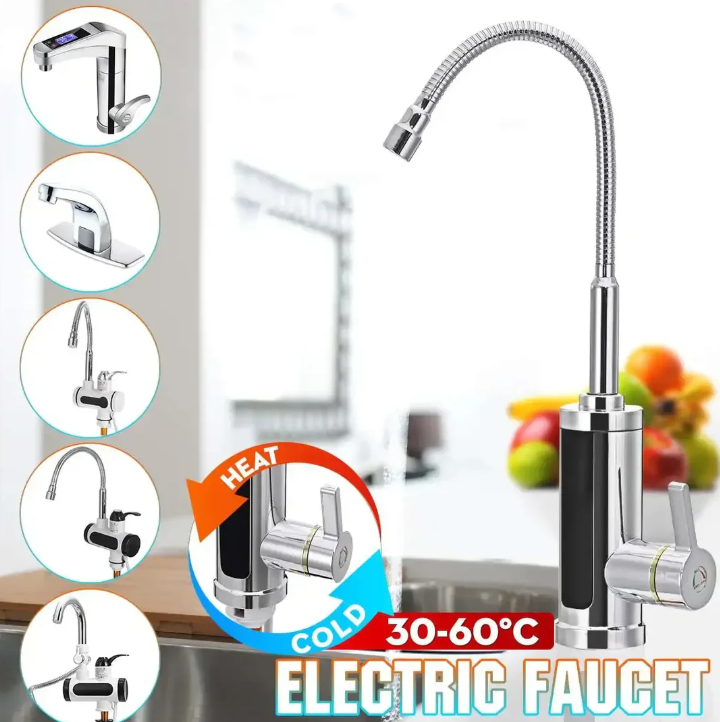 Instant Hot Water Faucet with 3000W Power for Effortless Use